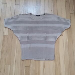 Preswick&moore Striped Beige Women's Top
